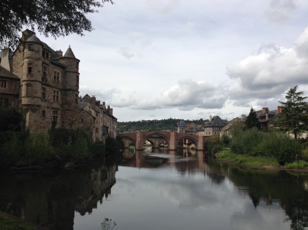 Espalion ~ a medieval commune. The bridge shown is 11th century construction. 