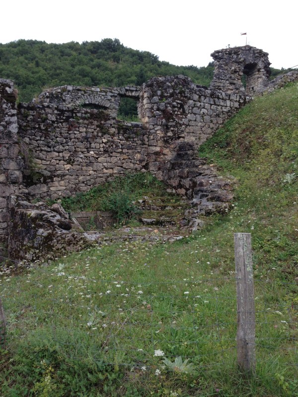 Remnants of fortress walls
