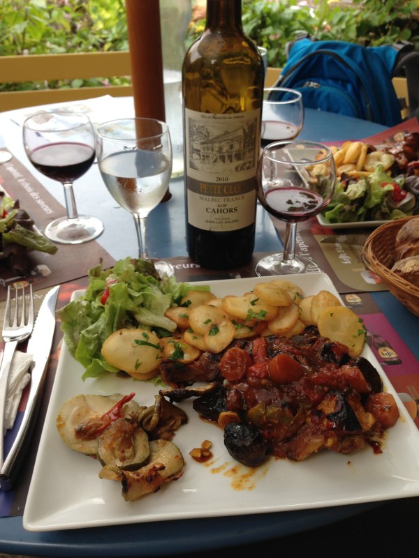 Second (main) course ~ tajine duck that was fall-off-the-bone tender and spicy