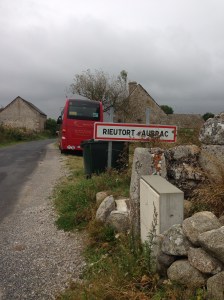 Our lunch stop, Reiutort d'Aubrac village on Thurs, Sept 12