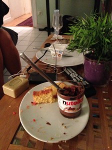 Dinner our last night in Lyon. Nice, eh?