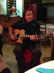 Our host, chef, and entertainer, Peter.