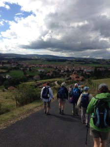 Descending into Saugues.